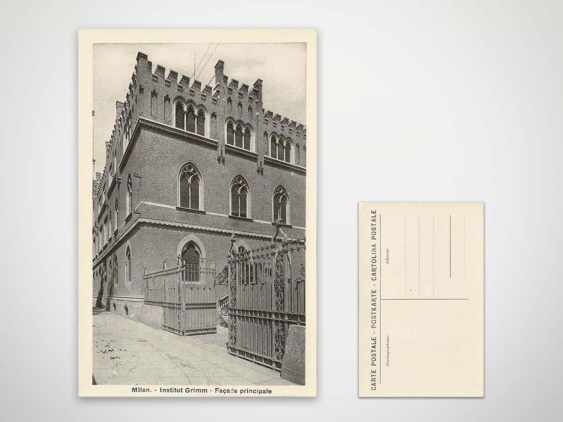 Milano, Istituto Grimm - Facciata principale
