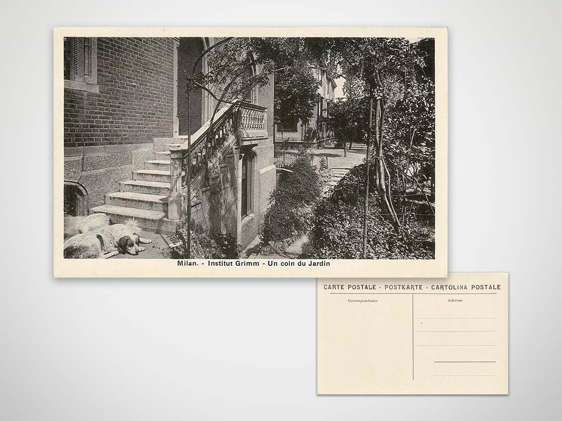 Milano, Istituto Grimm - Un angolo del giardino