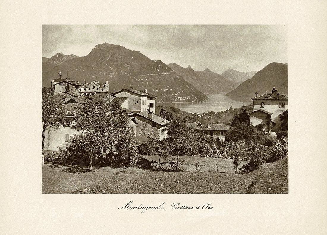 Fotografia originale - Montagnola, Collina D'Oro - Primi '900