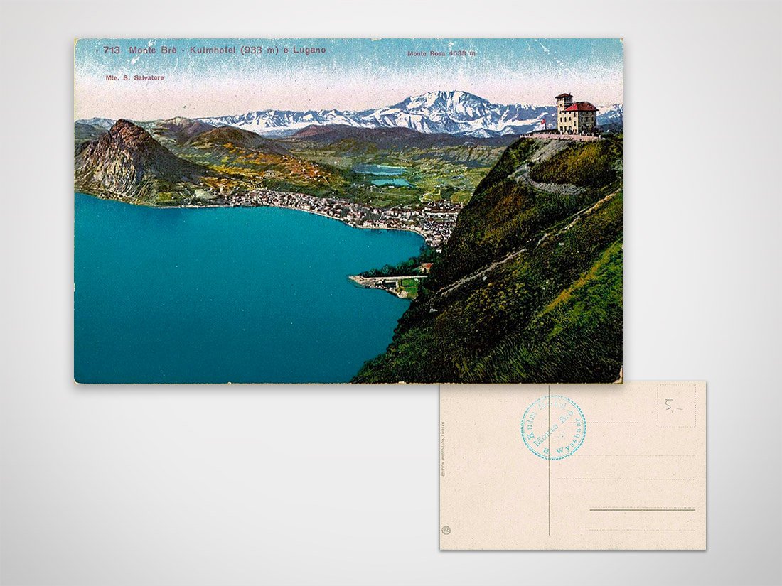 Monte Brè - Kulmhotel (933m) e Lugano