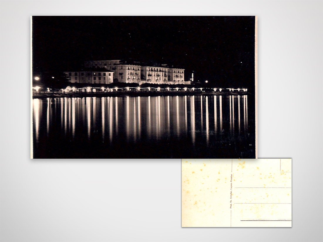 Palazzo Gargantini - Lugano di notte | Immagine principale