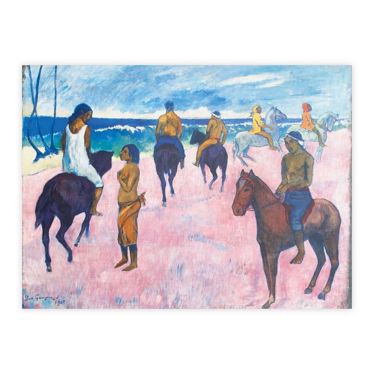 Paul Gauguin - Cavalli in spiaggia 1902