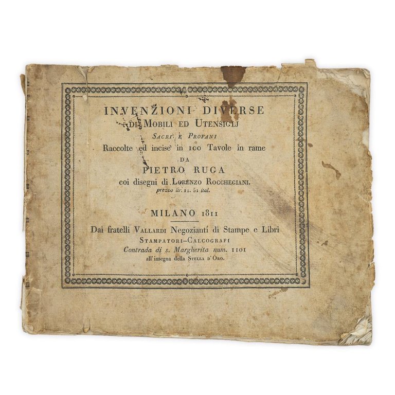 Pietro Ruga - Invenzioni diverse di Mobili ed Utensiglj 1811 | Immagine Gallery 2