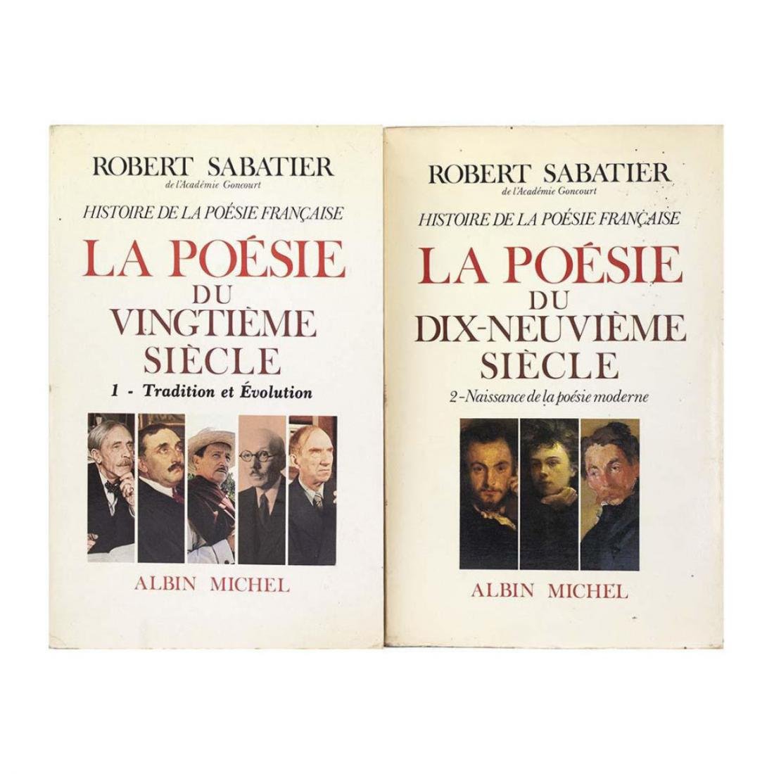 R. Sabatier - La Poésie - 2 Vol