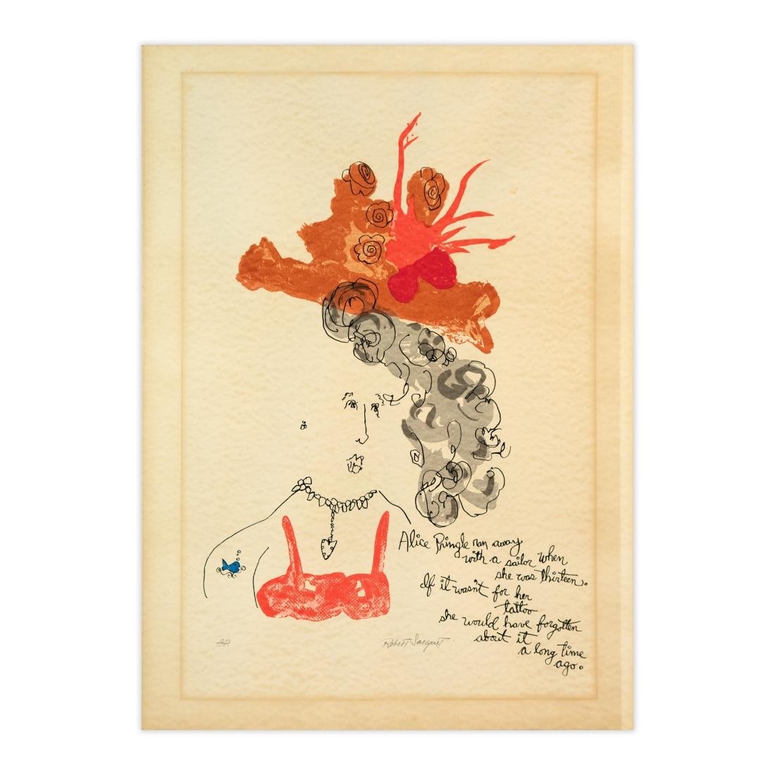 Robert Sargent - Litografia/Acquerello firmata A.P. | Immagine principale