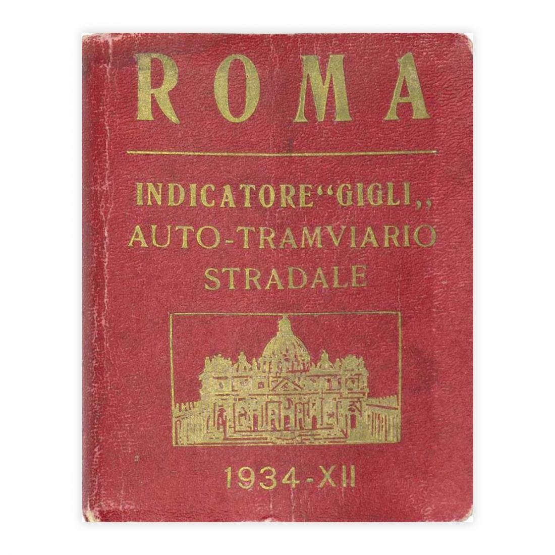 Roma - Indicatore "Gigli" auto - tramviario stradale