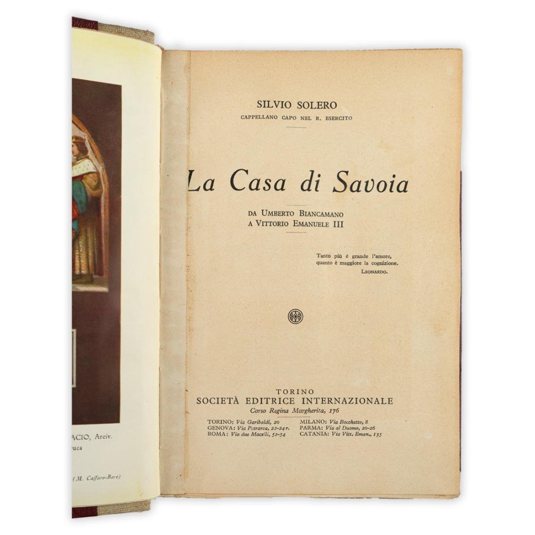 Silvio Solero - La Casa di Savoia - 1930