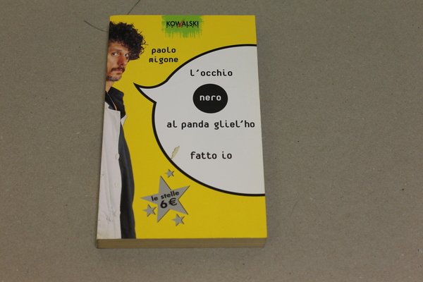 L'occhio nero al panda gliel'ho fatto io