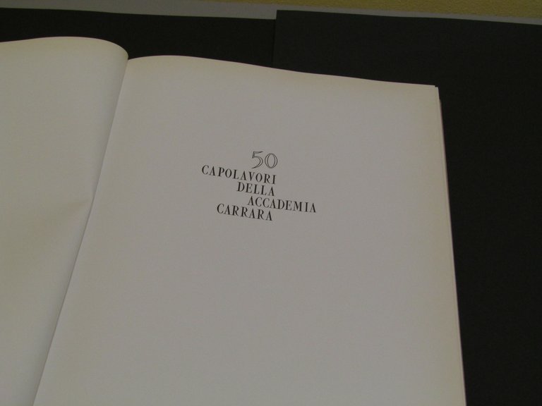 50 capolavori della Accademia Carrara. a cura di Russoli Franco. …