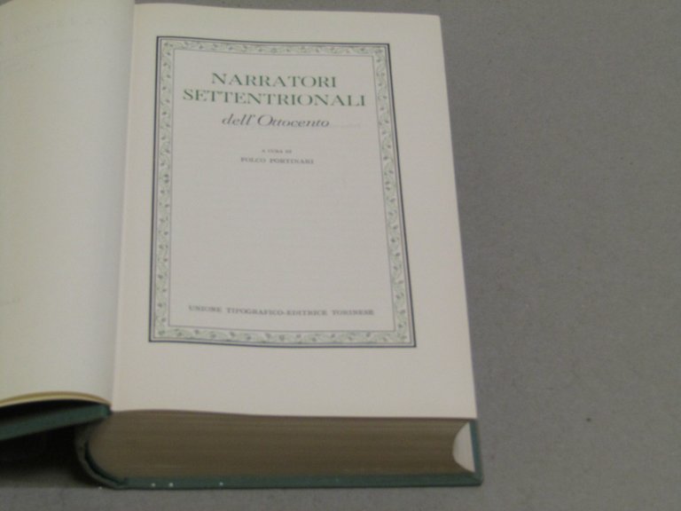 a cura di Folco Portinari. Narratori settentrionali dell'Ottocento