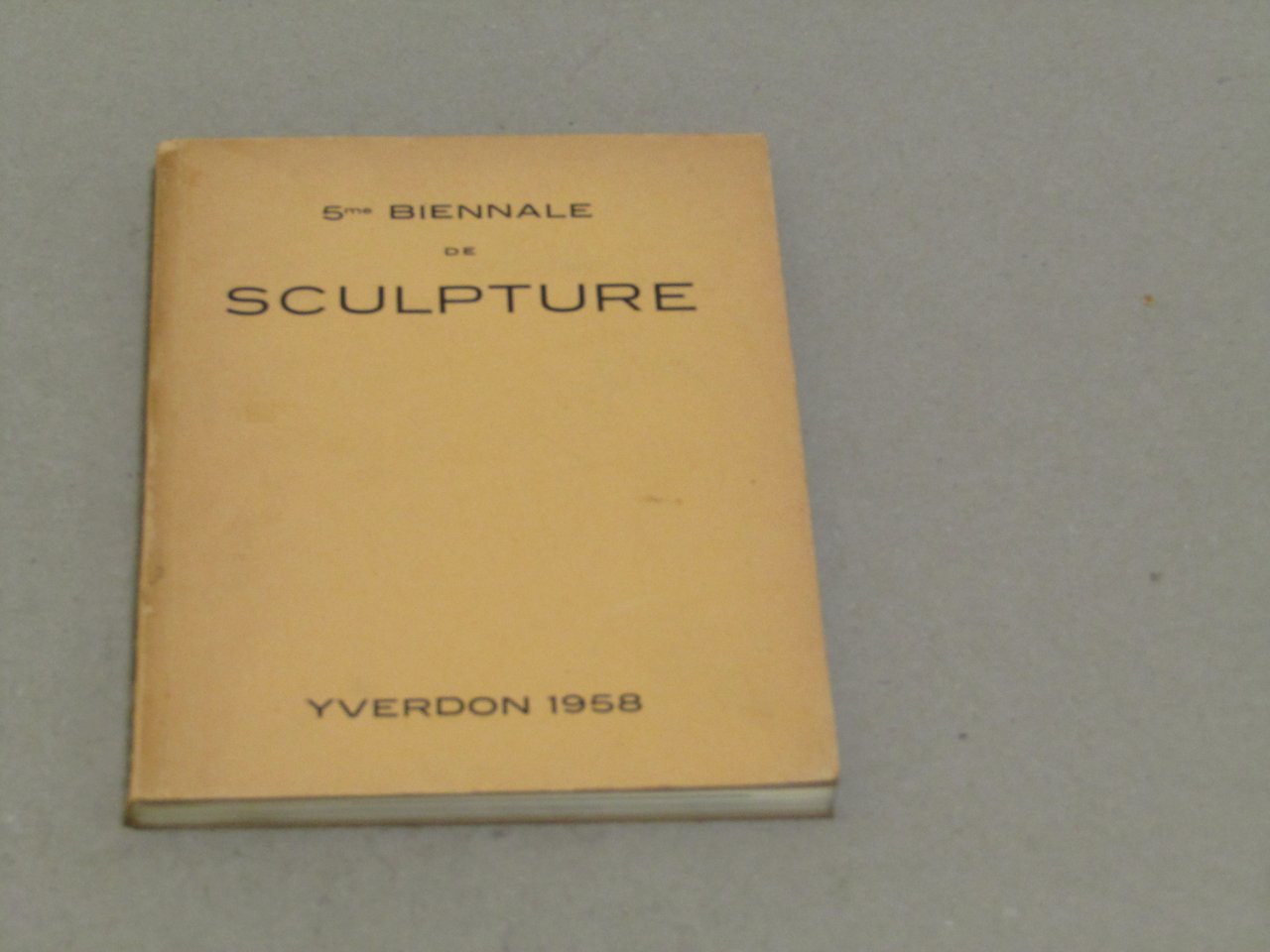 AA. VV. 5me biennale de sculpture