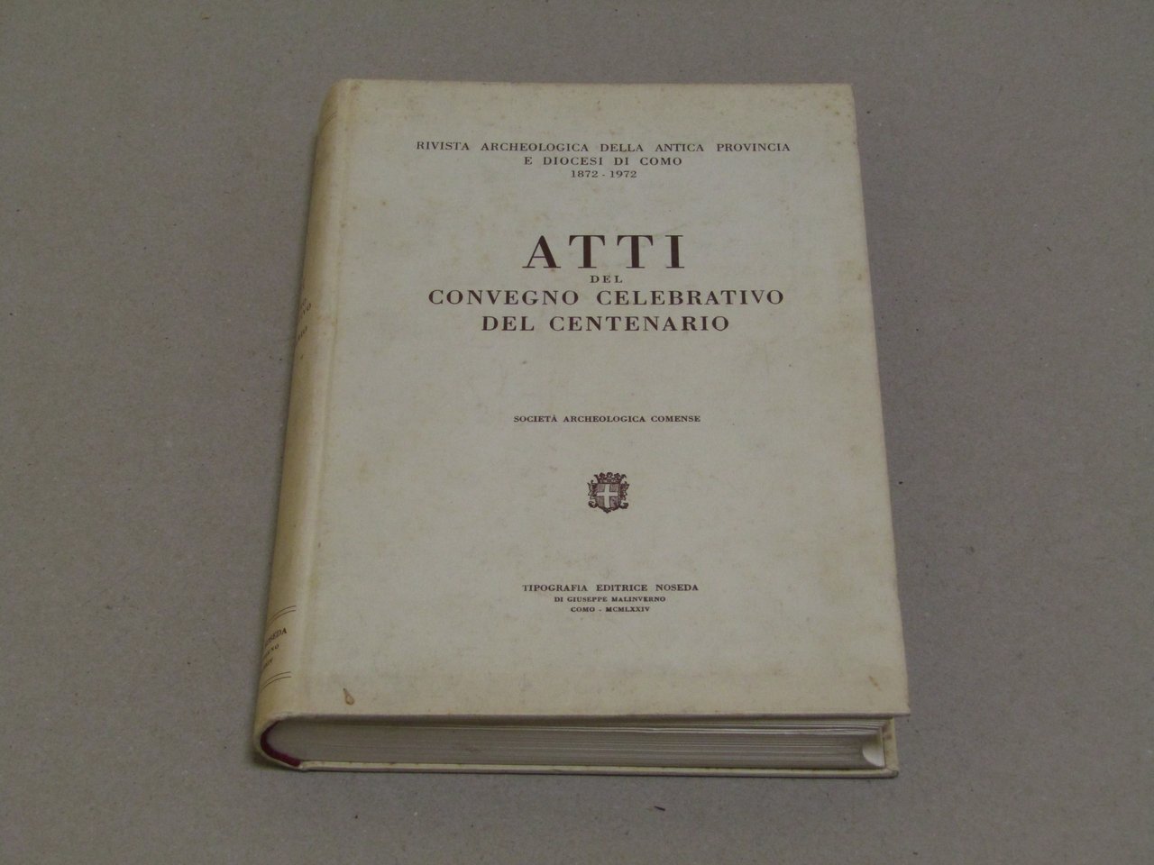 AA. VV. Atti del convegno celebrativo del centenario della Rivista …