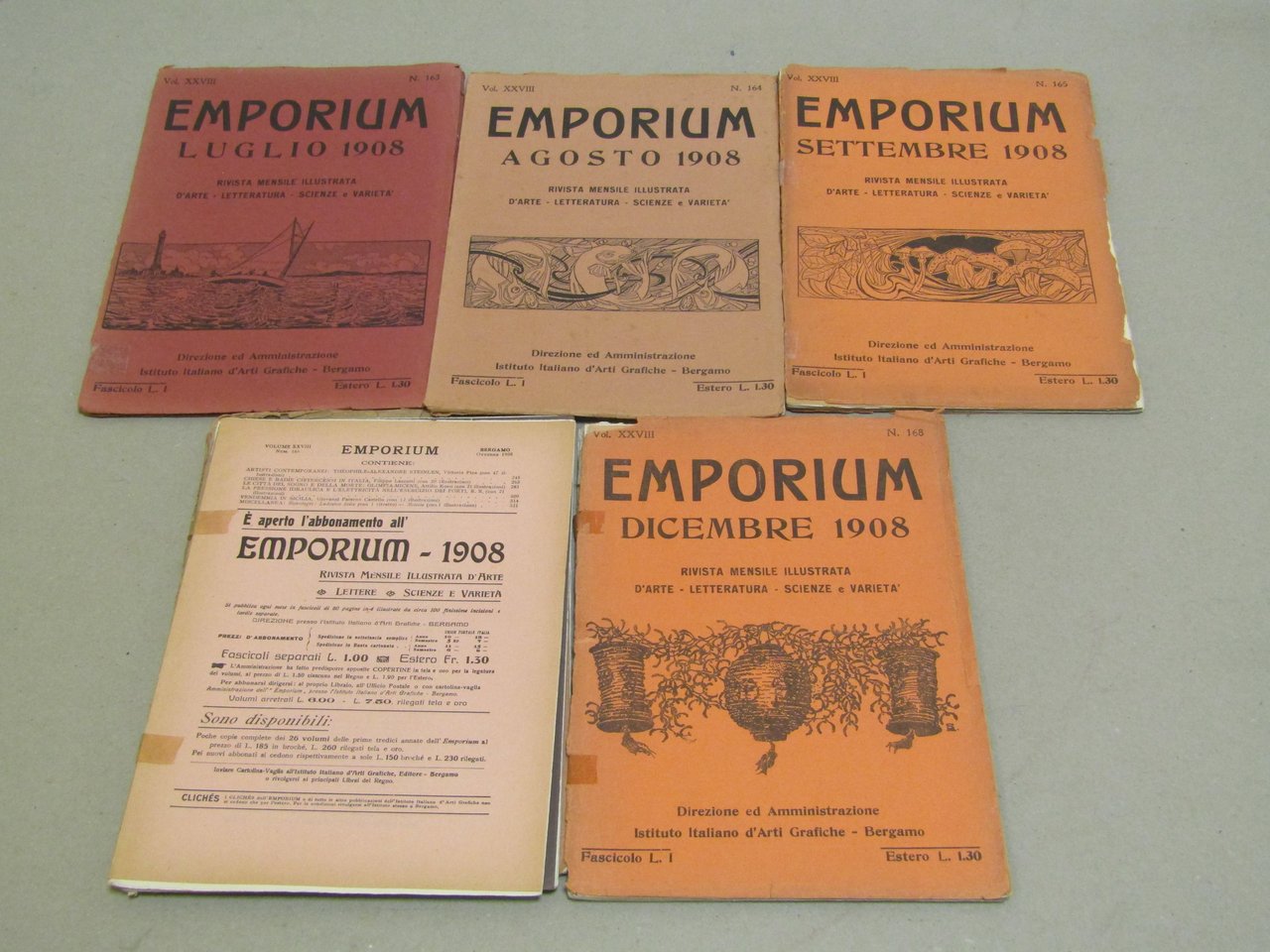 AA.VV. Emporium. N^ 163-164-165-166-167-168.