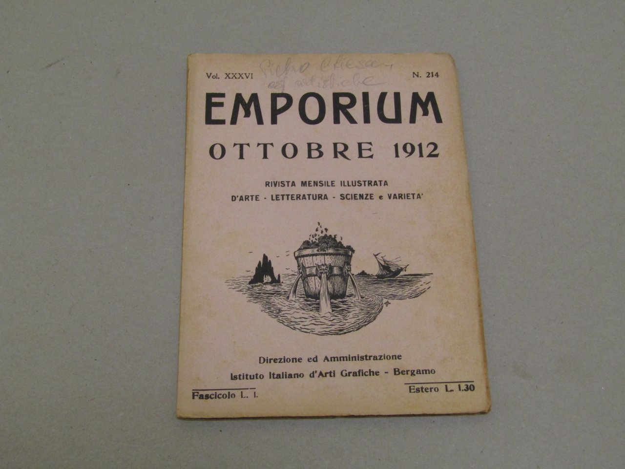 AA. VV. Emporium (Novembre, Ottobre 1912)