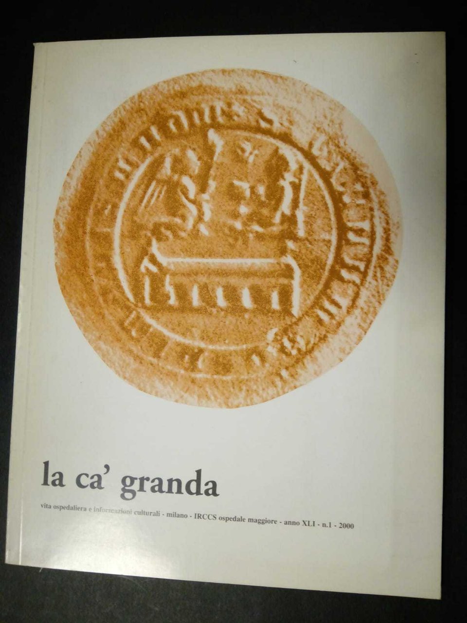 AA.VV. La ca' granda. Vita ospedaliera e informazioni culturali. IRCCS … | Immagine principale
