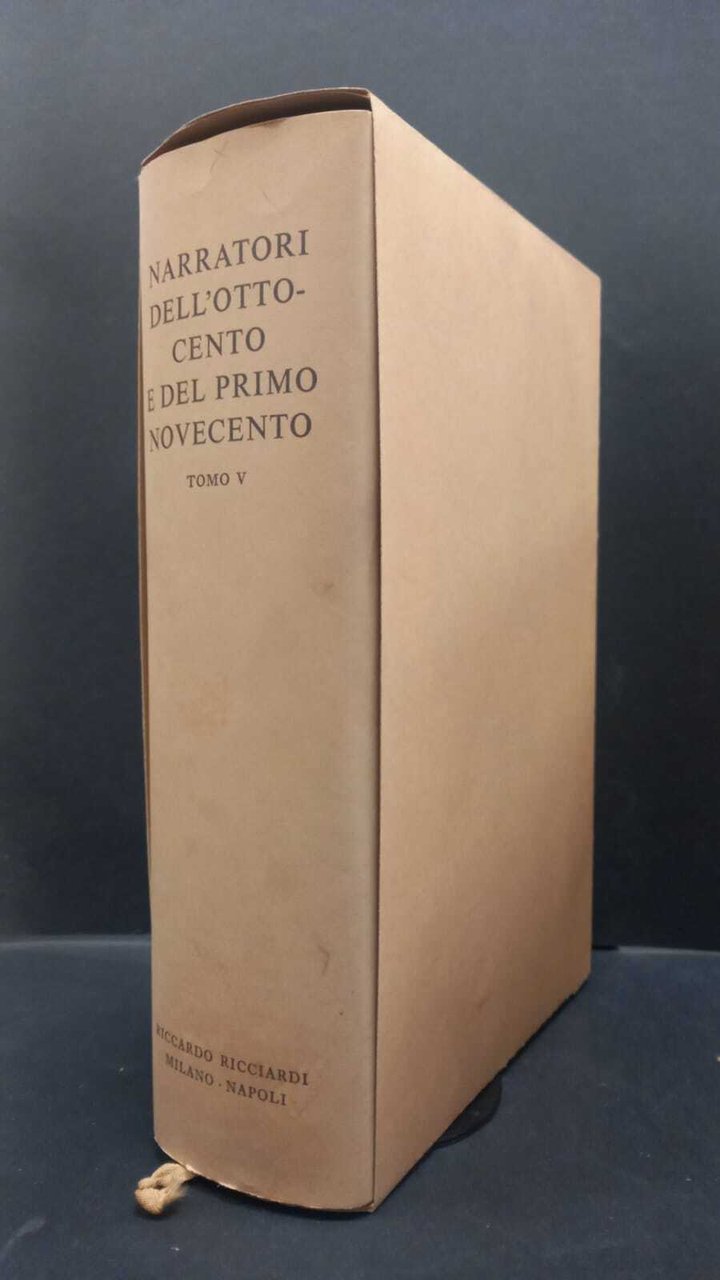 aa.vv. La letteratura italiana storia e testi. , tomo V. …