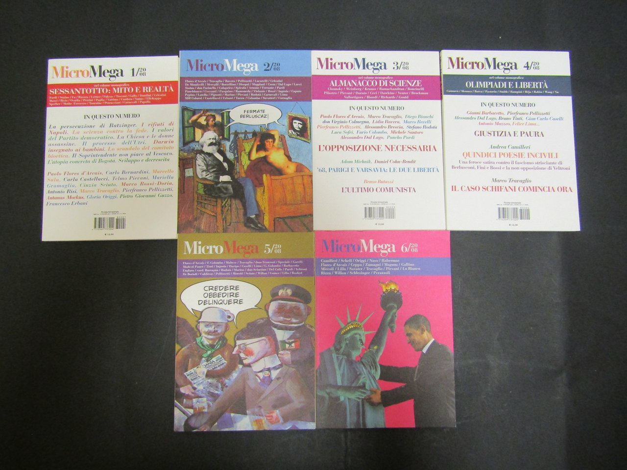 AA.VV. MICROMEGA. Gruppo editoriale l'espresso . ANNO 2008 - 6 …