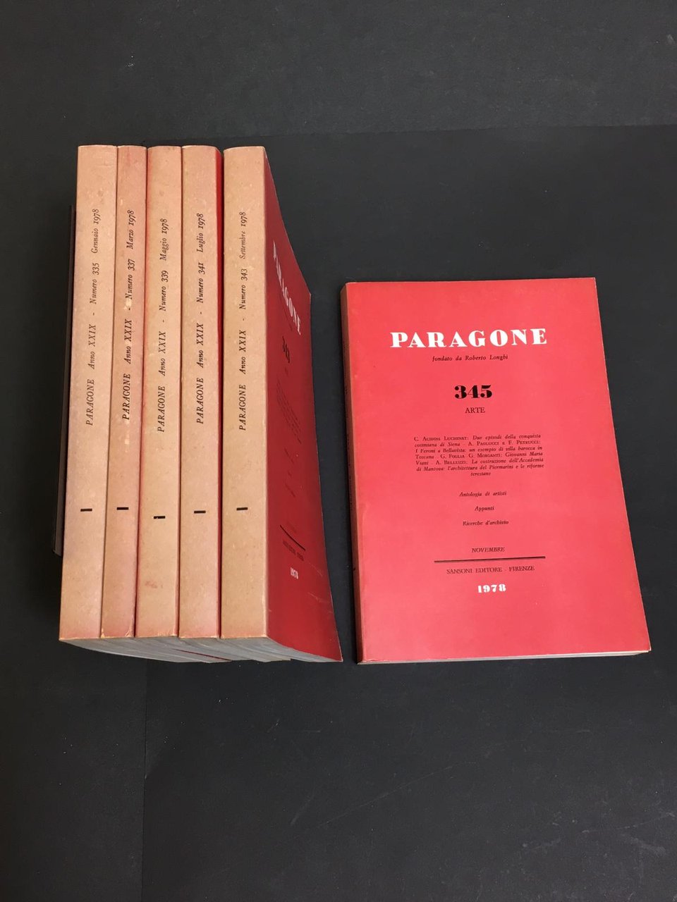 AA.VV. Paragone. Fondato da Roberto Longhi. Rivista mensile di arte …