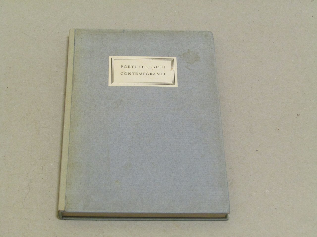 AA. VV. Poeti tedeschi contemporanei