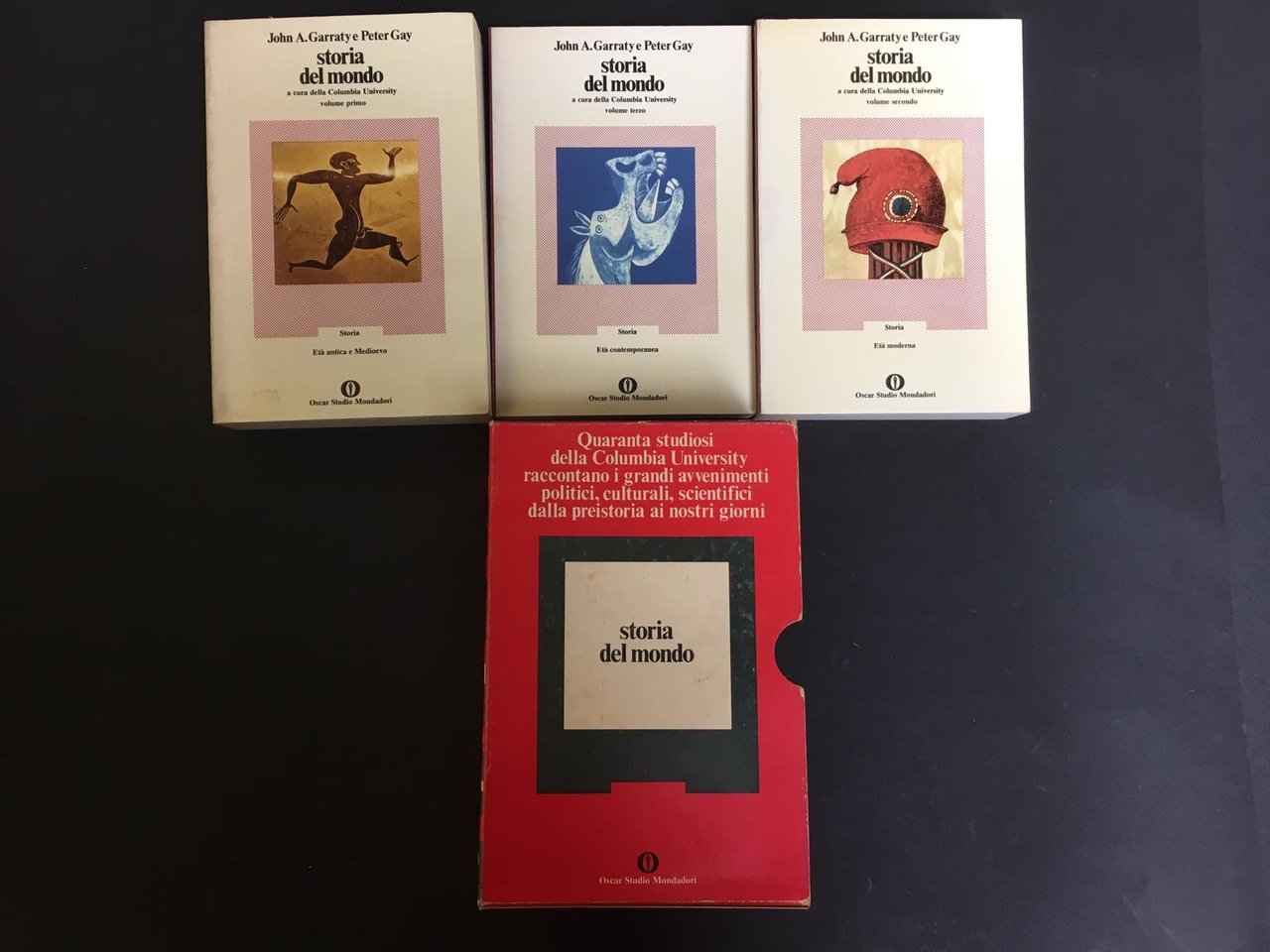 AA.VV. Storia del mondo. Mondadori. Voll. I-II-III. Con cofanetto. 1973-I