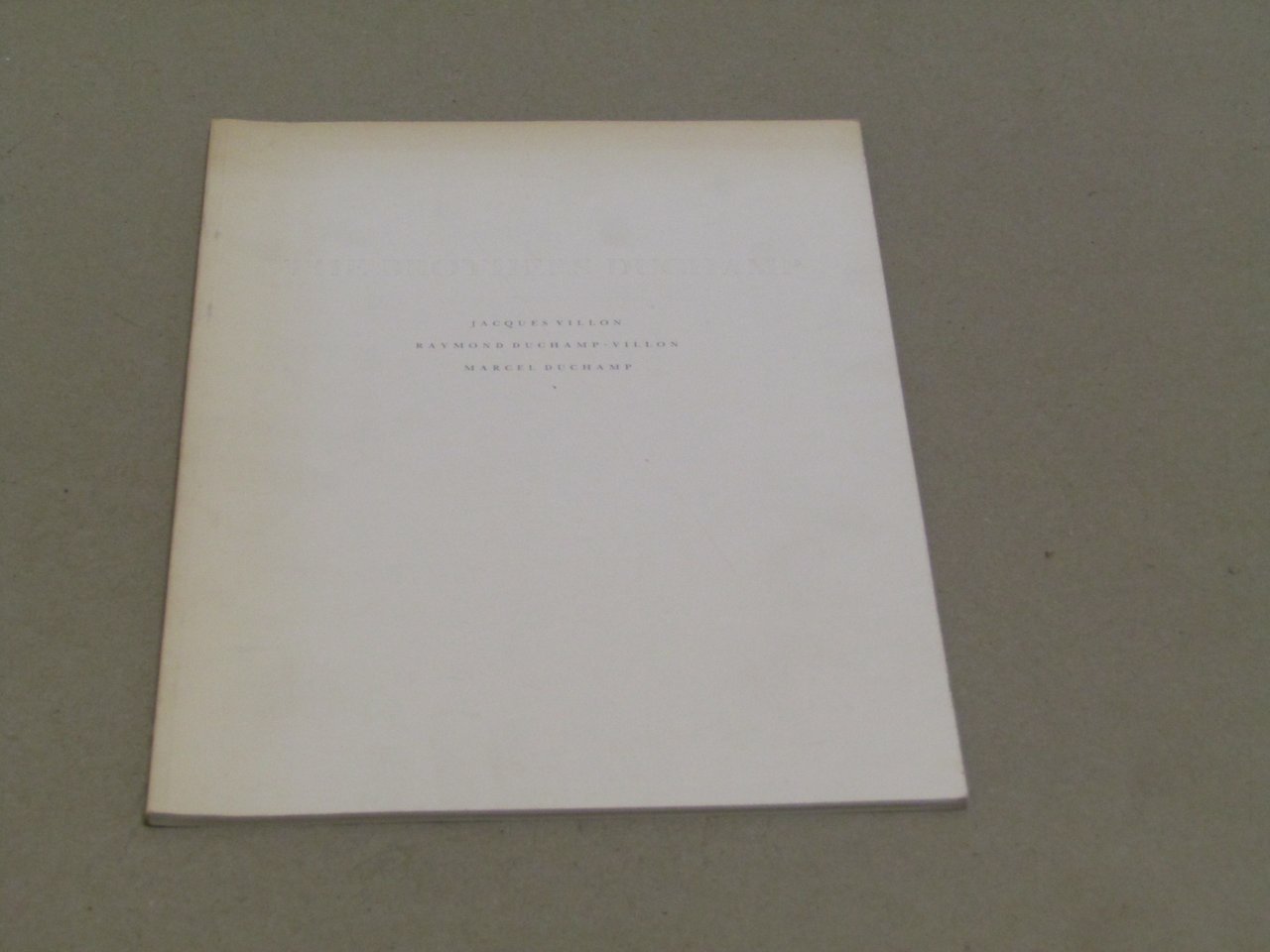 AA. VV. The brothers Duchamp