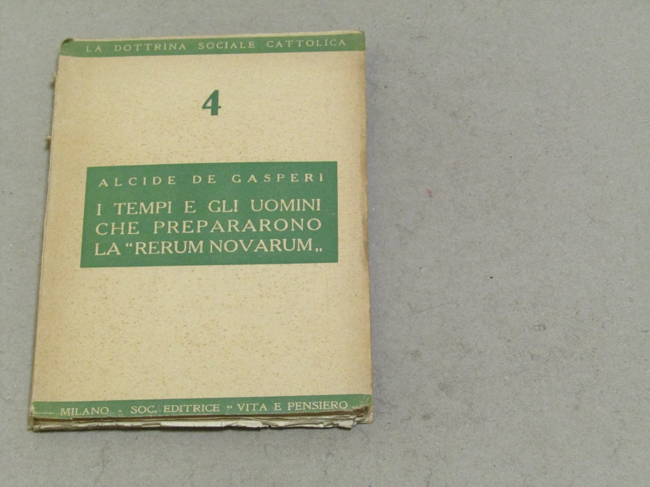 Alcide de Gaspari. I tempi e gli uomini che prepararono … | Immagine principale