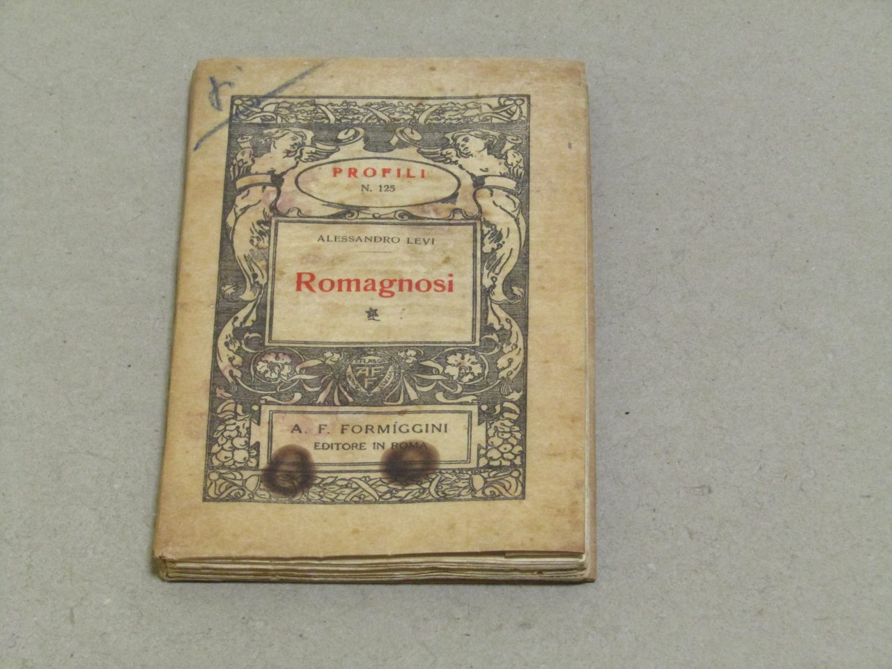 Alessandro Levi. Romagnosi