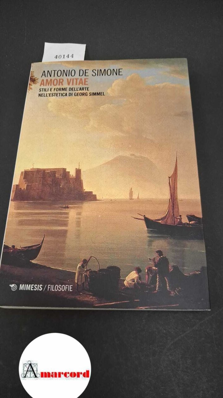Amor vitae. Stili e forme dell'arte nell'estetica di Georg Simmel | Immagine principale