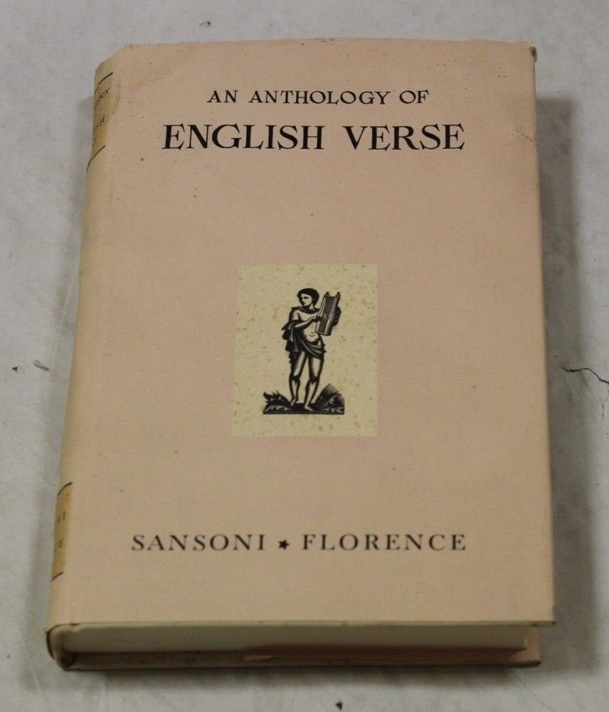 An anthology of english verse