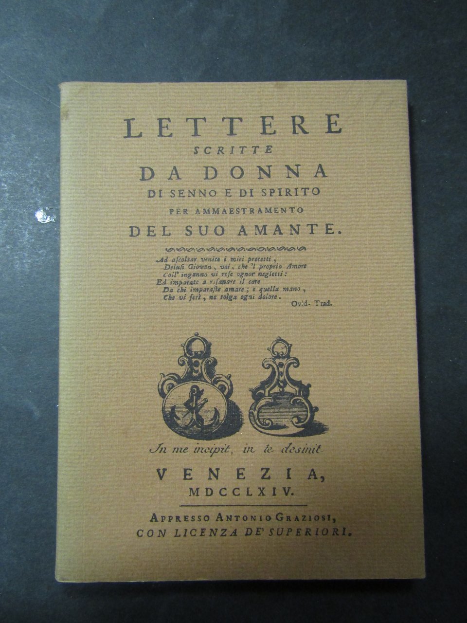 Anonimo. Lettere scritte da donna di senno e di spirito …