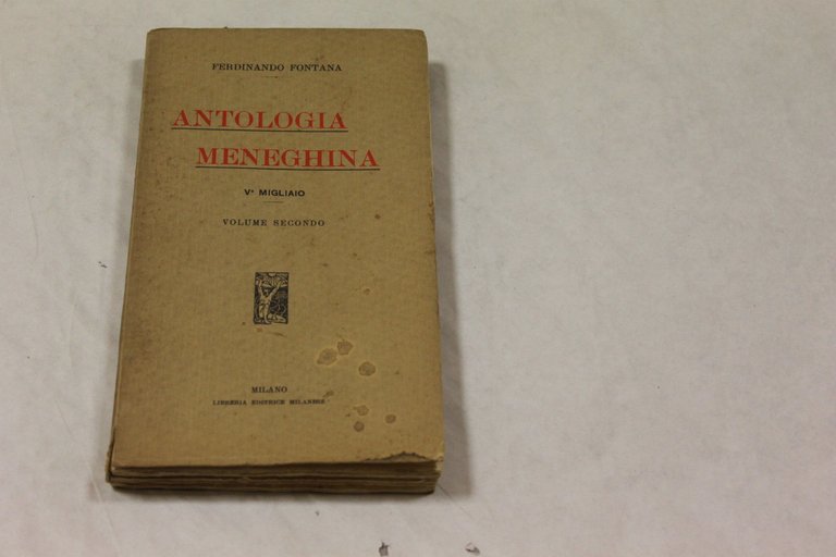 Antologia Meneghina Volume primo e secondo | Immagine Gallery 2