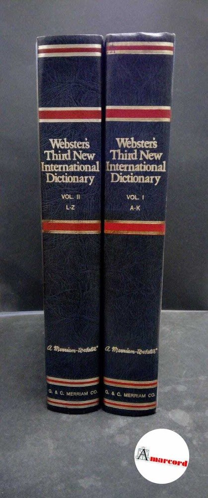 Babcock Gove, Philip. , Webster. Webster's third new international dictionary … | Immagine principale
