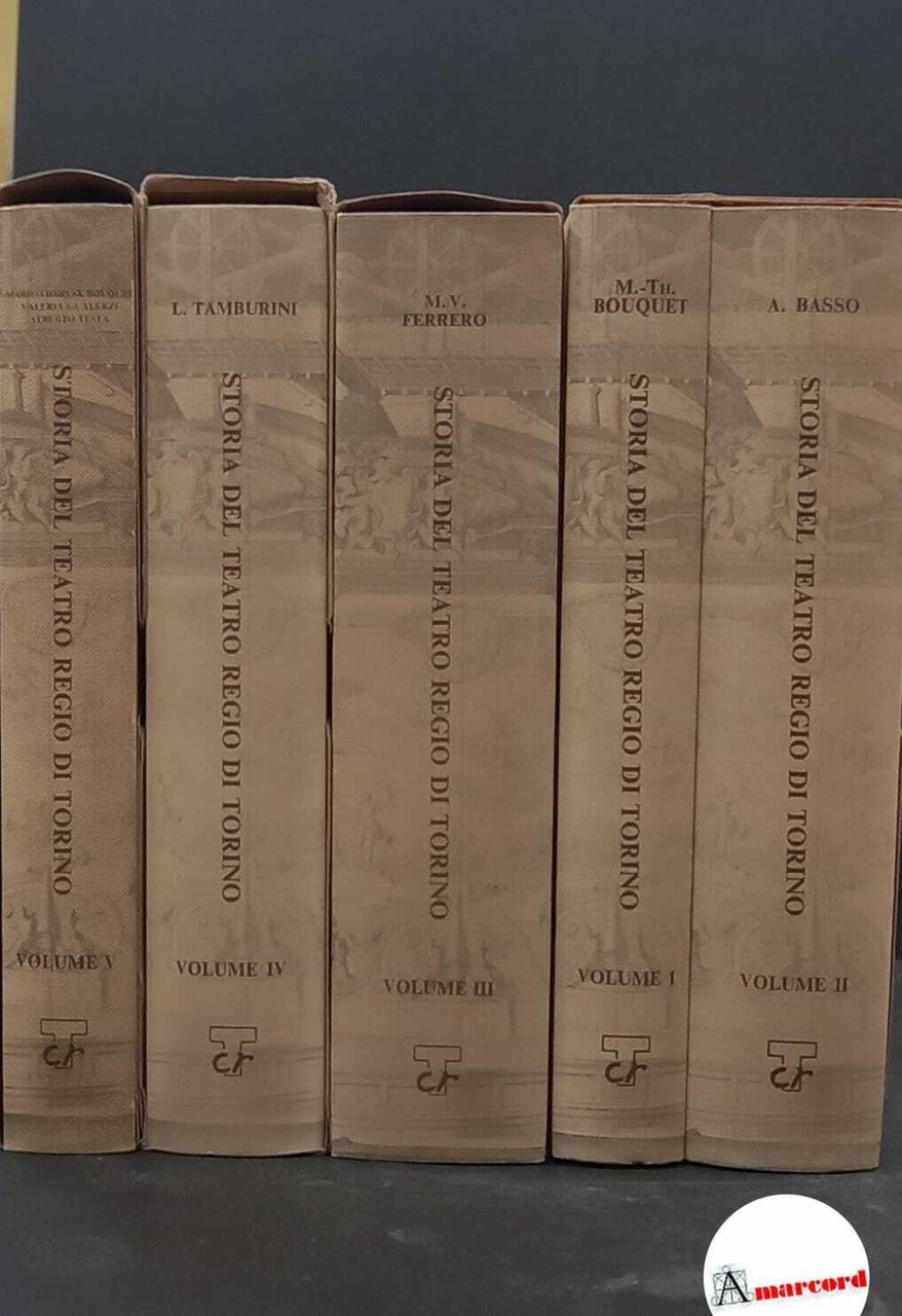 Basso, Alberto. Storia del Teatro Regio di Torino 5 voll. … | Immagine principale