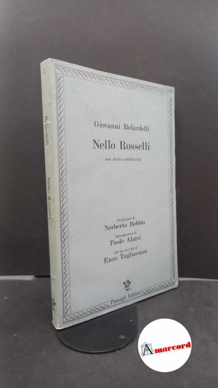Belardelli, Giovanni. , and Bobbio, Norberto. , Alatri, Paolo. , …