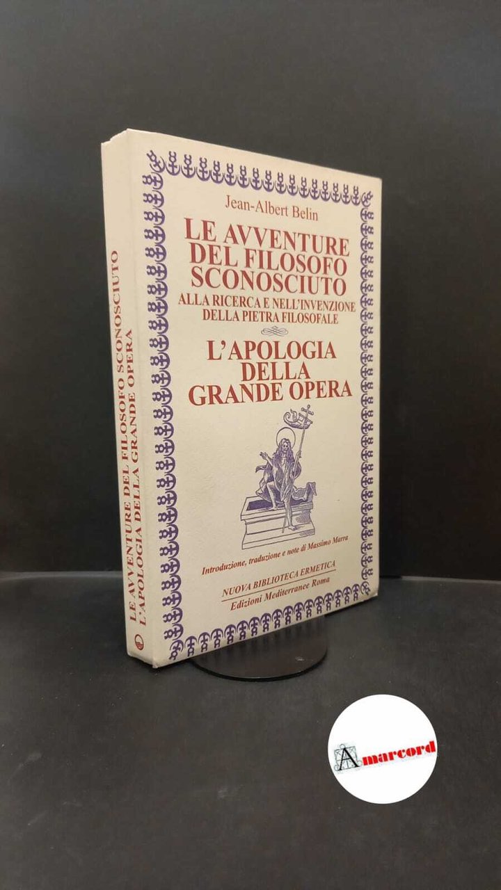 Belin, Jean-Albert. , and Marra, Massimo. �Le �avventure del filosofo …