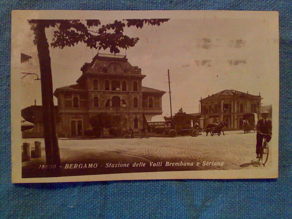 BERGAMO / STAZIONE DELLE VALLI BREMBANA E SERIANA - 1940