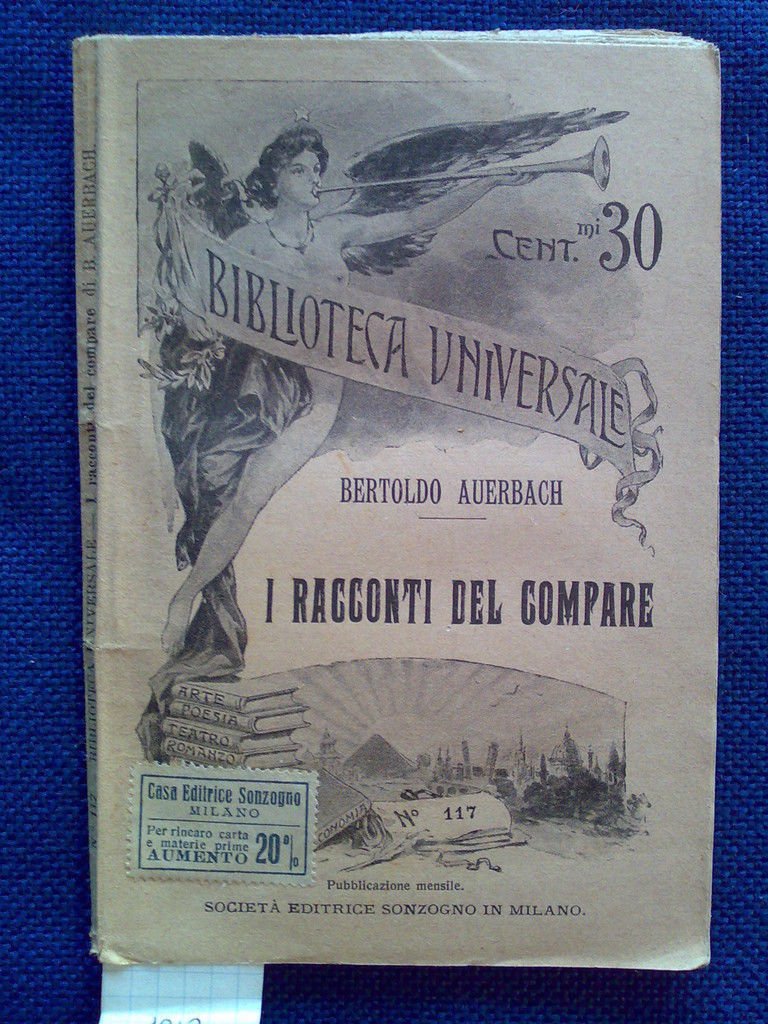 Bertoldo Auerbach - I RACCONTI DEL COMPARE - 1912