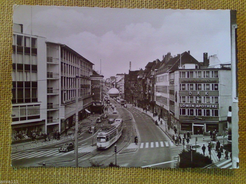 BIELEFELD - JAHNPLATZ MIT HERFORDERSTRASSE - 1962