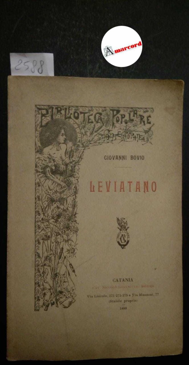 Bovio Giovanni, Leviatano, Giannotta, 1899