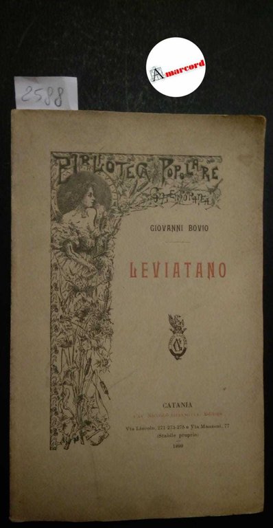 Bovio Giovanni, Leviatano, Giannotta, 1899