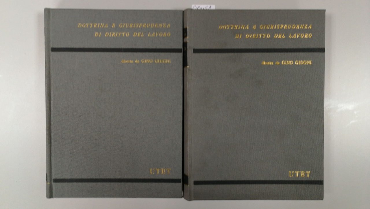 C.Balducci, U.Carabelli. IL SINDACATO - 2 voll., UTET, 1984