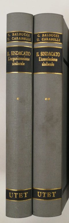 C.Balducci, U.Carabelli. IL SINDACATO - 2 voll., UTET, 1984