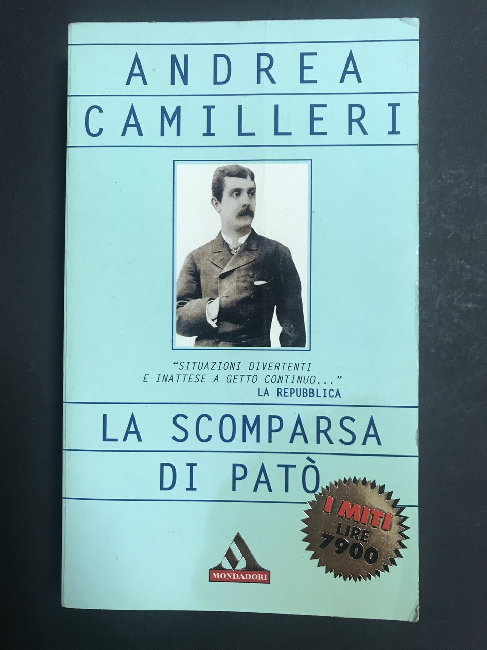 Camilleri Andrea. La scomparsa di Patò. Mondadori. 2001