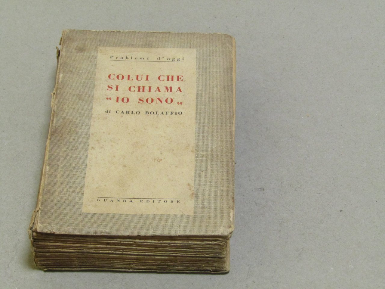 Carlo Bolaffio. Colui che si chiama "Io sono" | Immagine principale