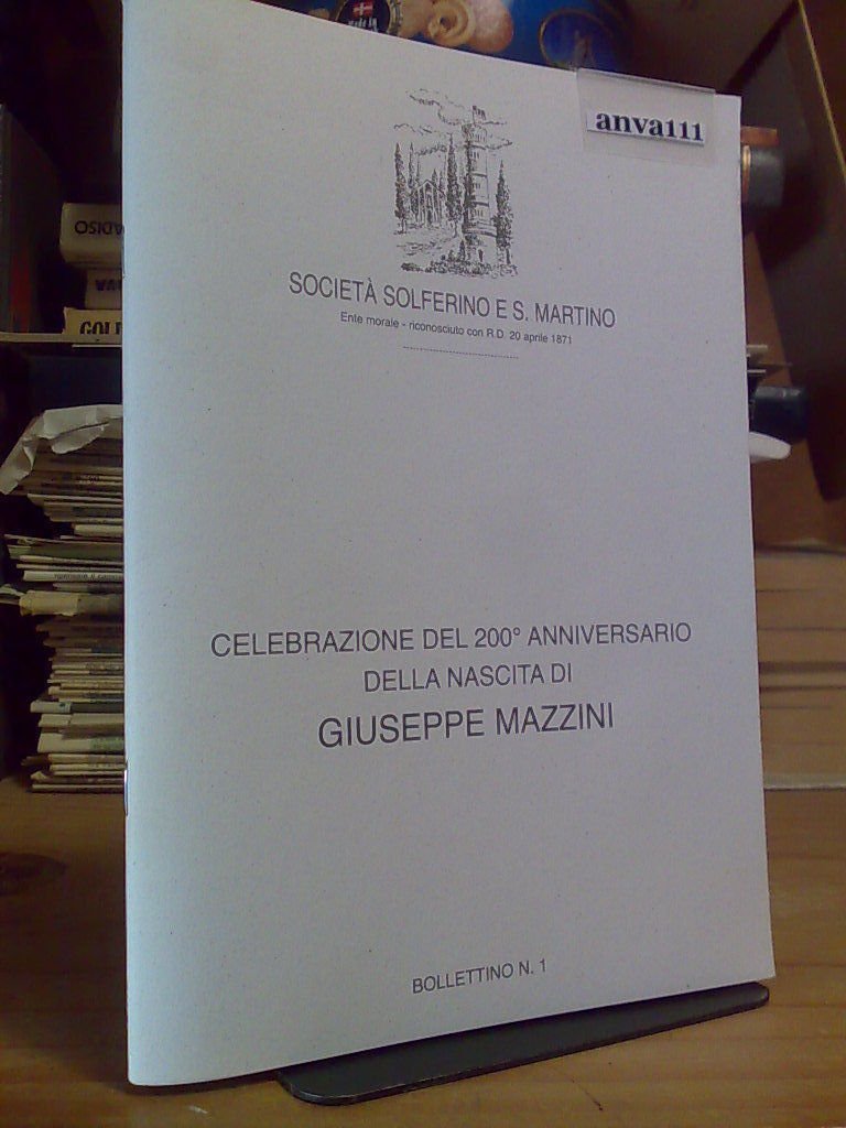 CELEBRAZIONI DEL 200^ ANNIVERSARIO DELLA NASCITA DI GIUSEPPE MAZZINI - … | Immagine principale