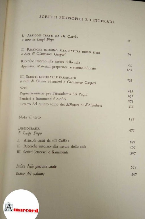 Cesare Beccaria. Opere II Mediobanca. 1984. Con cofanetto