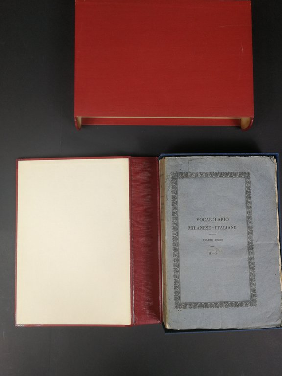 Cherubini Francesco. Vocabolario milanese-italiano. Milano, Regia Stamperia, 1839-1856. Il quinto …