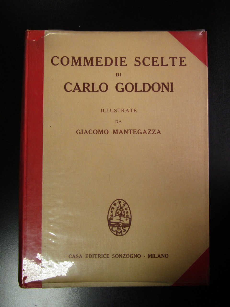 Commedie scelte di Carlo Goldoni. Illustrate da Giacomo Mantegazza. Sonzogno …