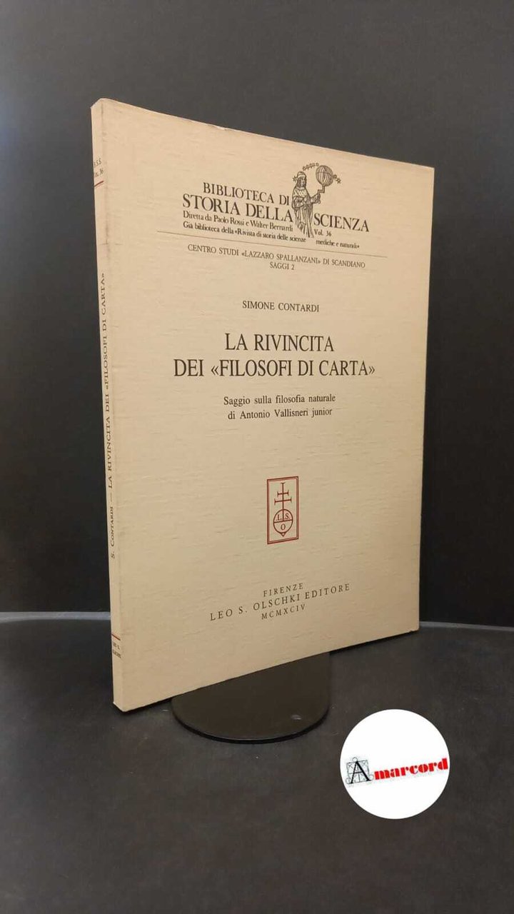 Contardi, Simone. �La �rivincita dei filosofi di carta : saggio … | Immagine principale