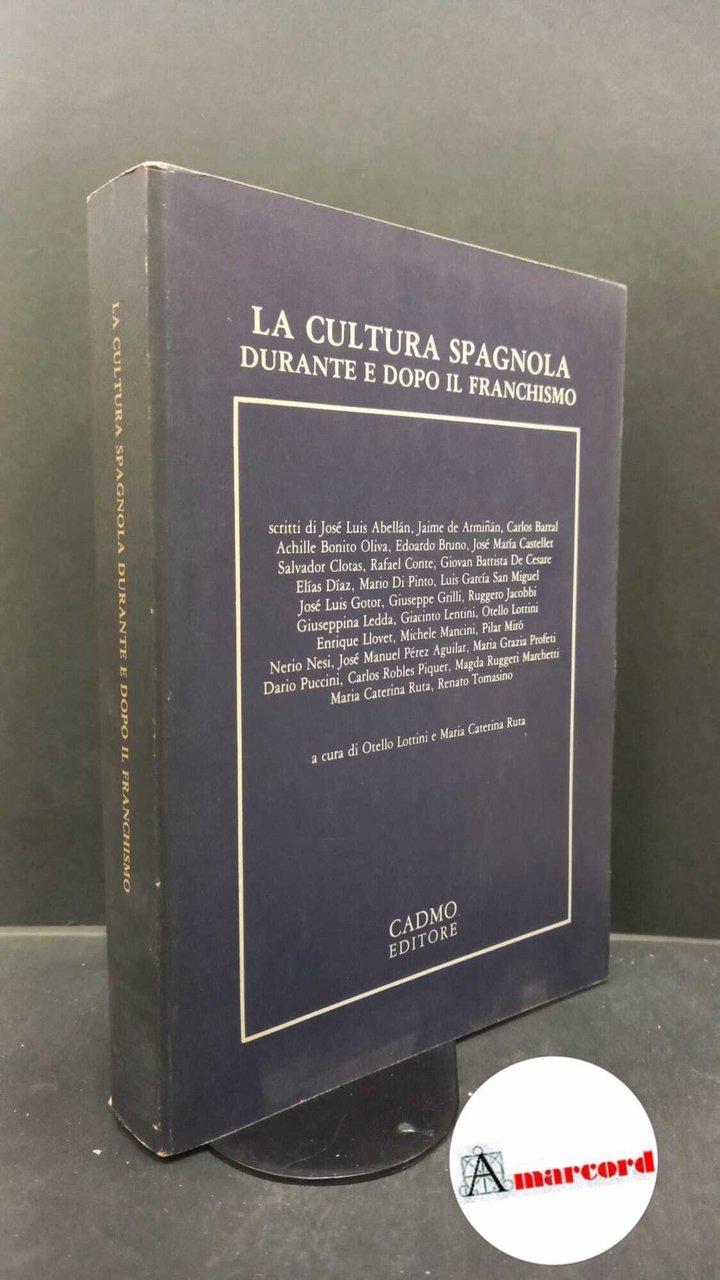 Convegno internazionale di Palermo. , and Abellán, José Luis. , …